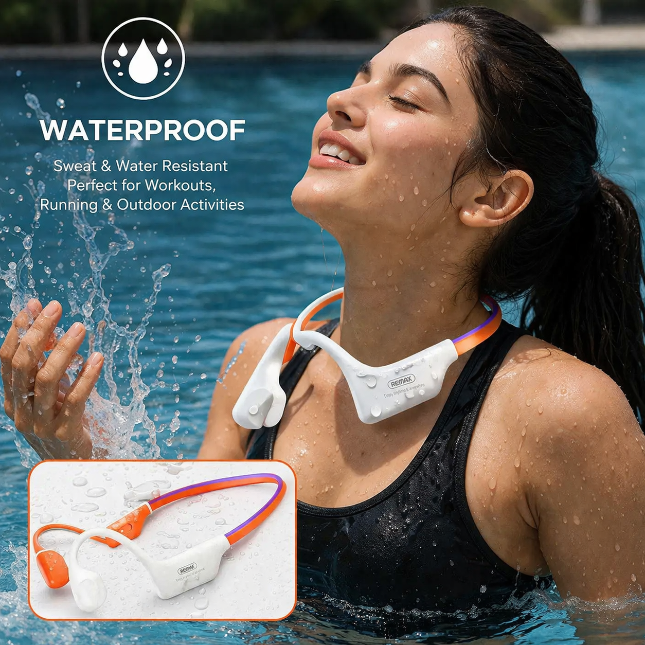 REMAX Vyton Series Waterproof Wireless Headphones (RB-S11)