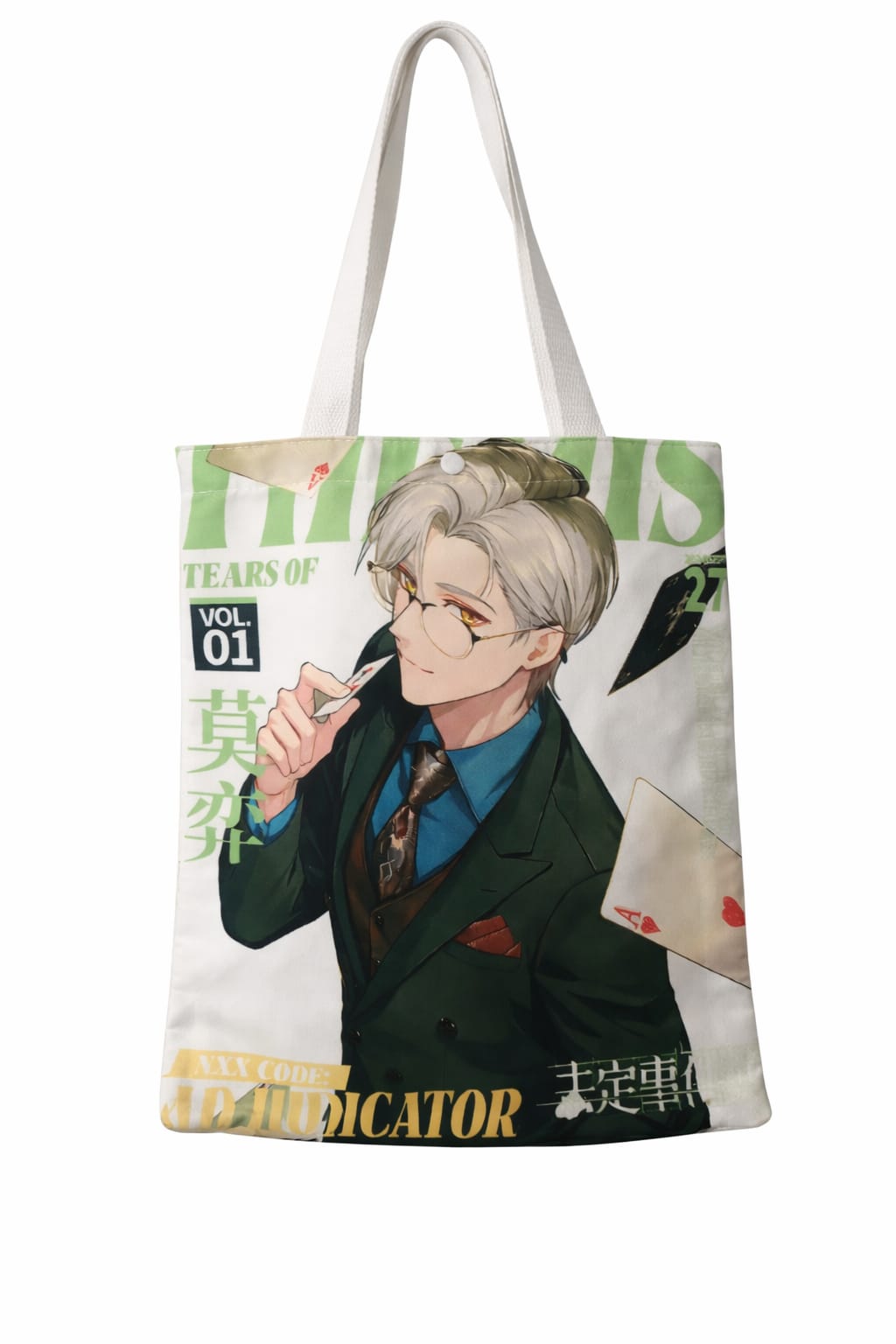 Anime Printed Canvas Tote