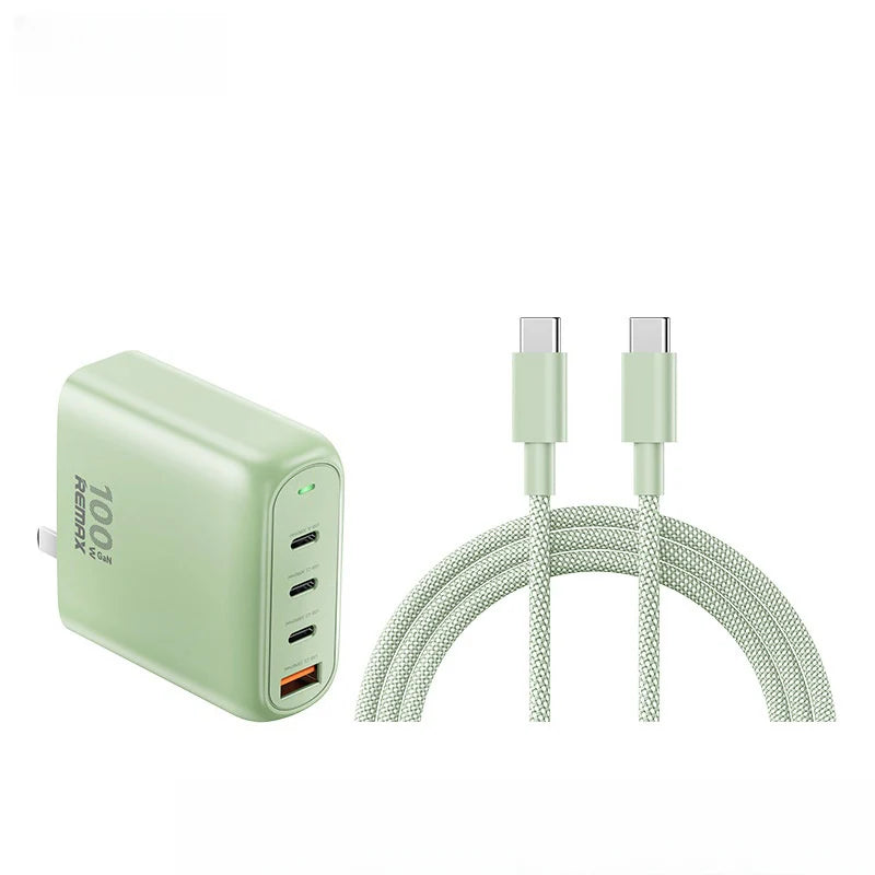 REMAX Multi-Port Fast Charger 100W GaN cable (RP-U20 CN)