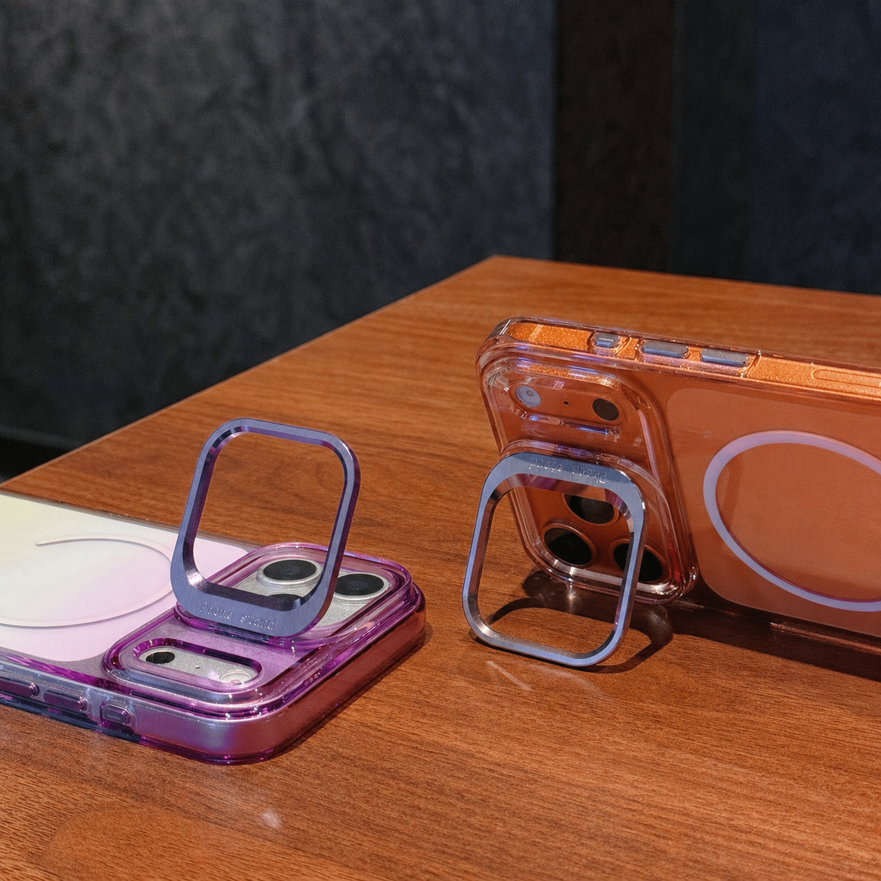 iPhone 17 Pro,17pro max Gradient Mag Safe with stand Case
