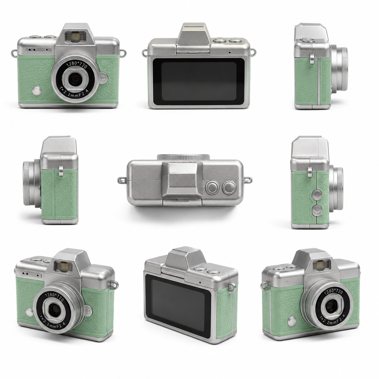 Mini Digital Camera - 16X Powerful Zoom Compact Vlogging HD Camera