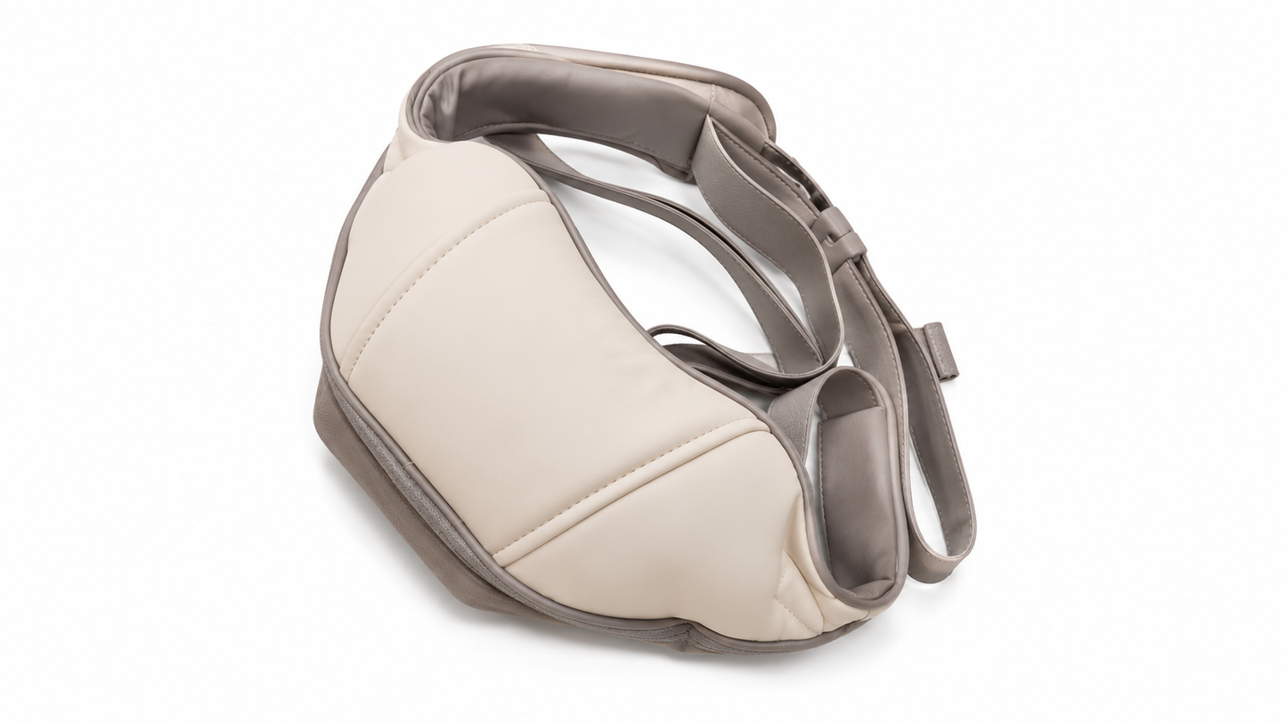Electric Neck & Shoulder Massager with Heat | Deep Tissue Kneading Massage Pillow | Portable Body Relaxation Massager