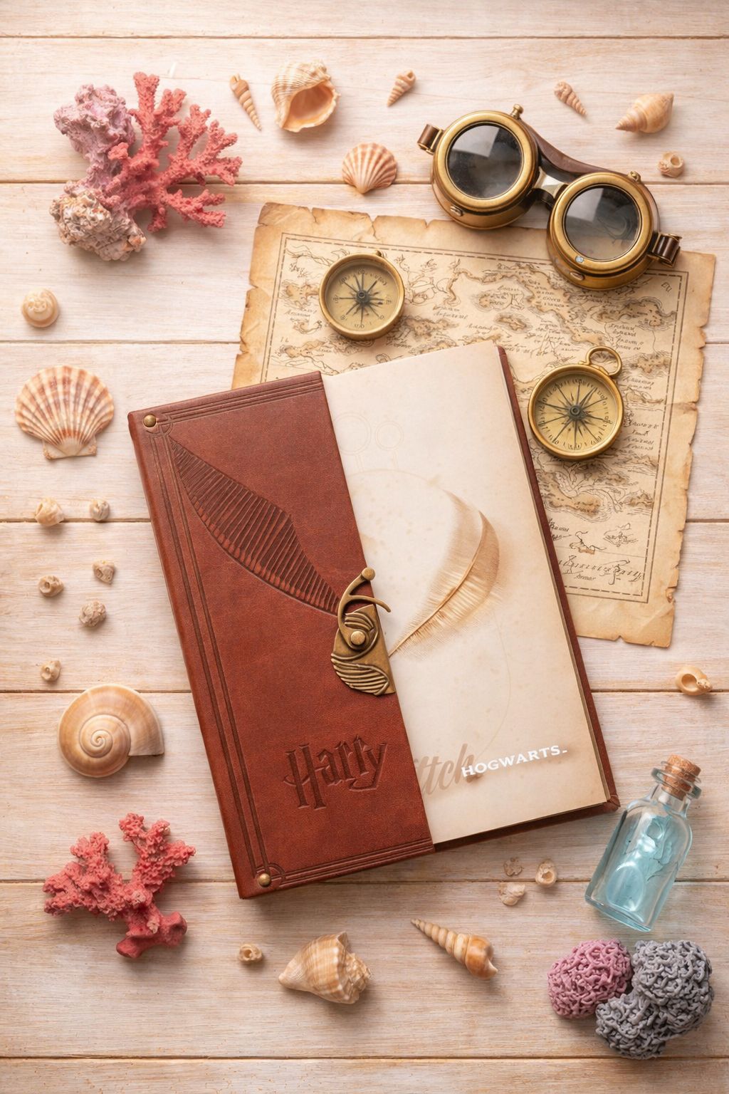 Harry Potter Diary (Golden Snitch Vintage Leather )