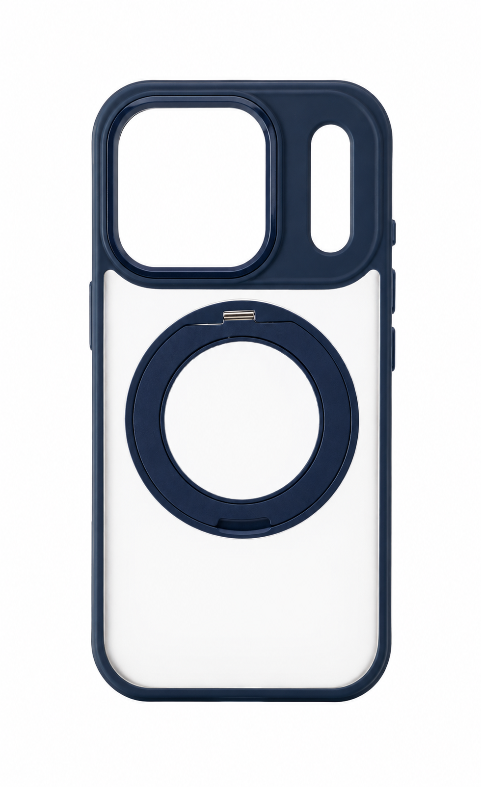 I Phone 17 Pro Mag Safe with Metal stand Holder mobile back cover