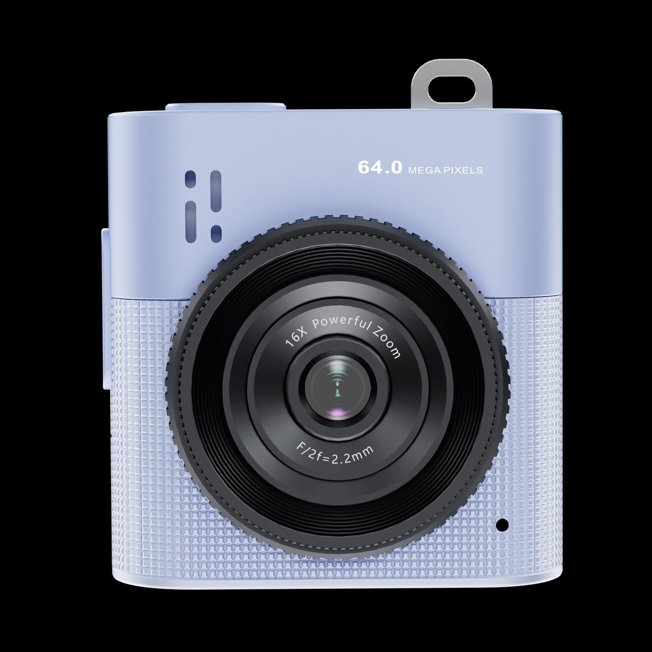Mini Digital Camera - Portable HD Video 64MP Recorder