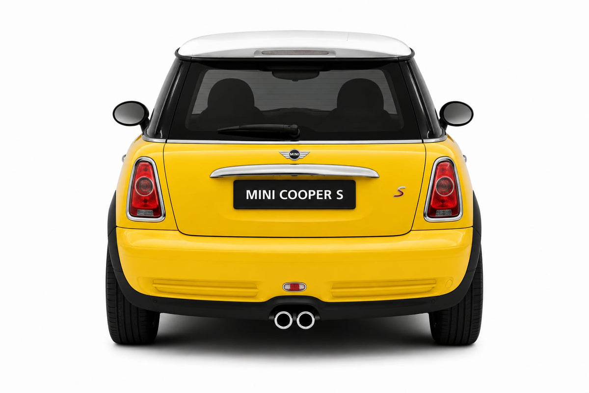 Mini Cooper S Toy Car Model – Stylish Yellow Pull Back Car for Kids, Collectible Toy Vehicle