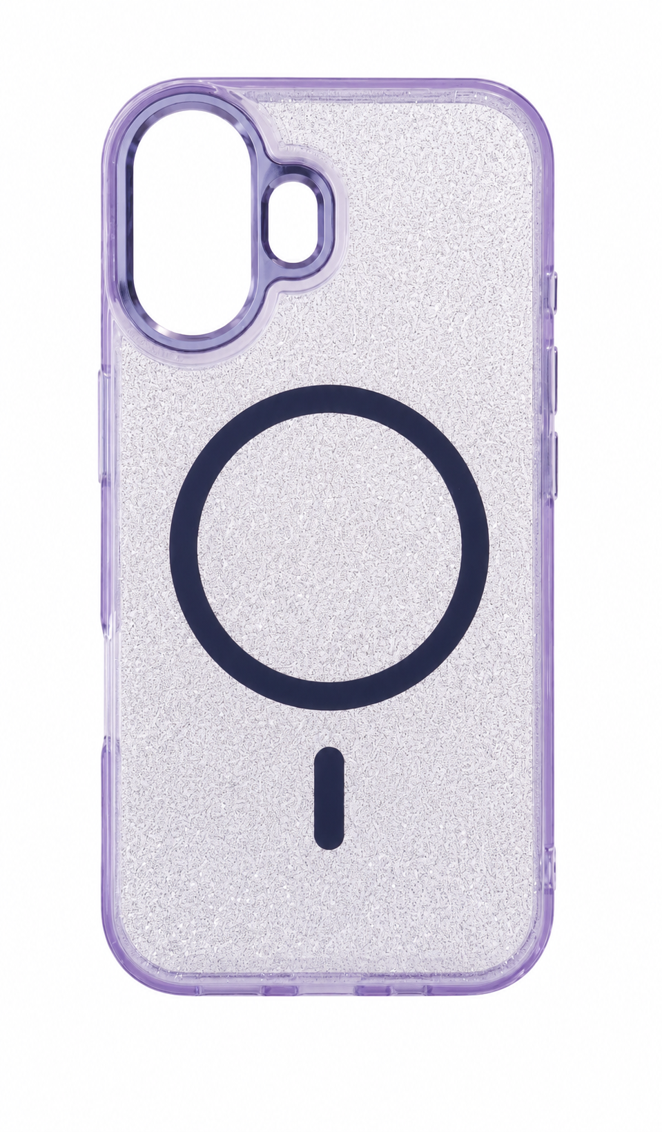 IPHONE 17 Glitter Magnetic Transparent Mobile Back Cover Case
