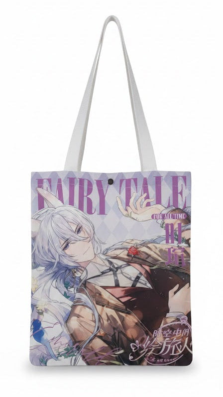 Aesthetic Anime Character Tote Bag