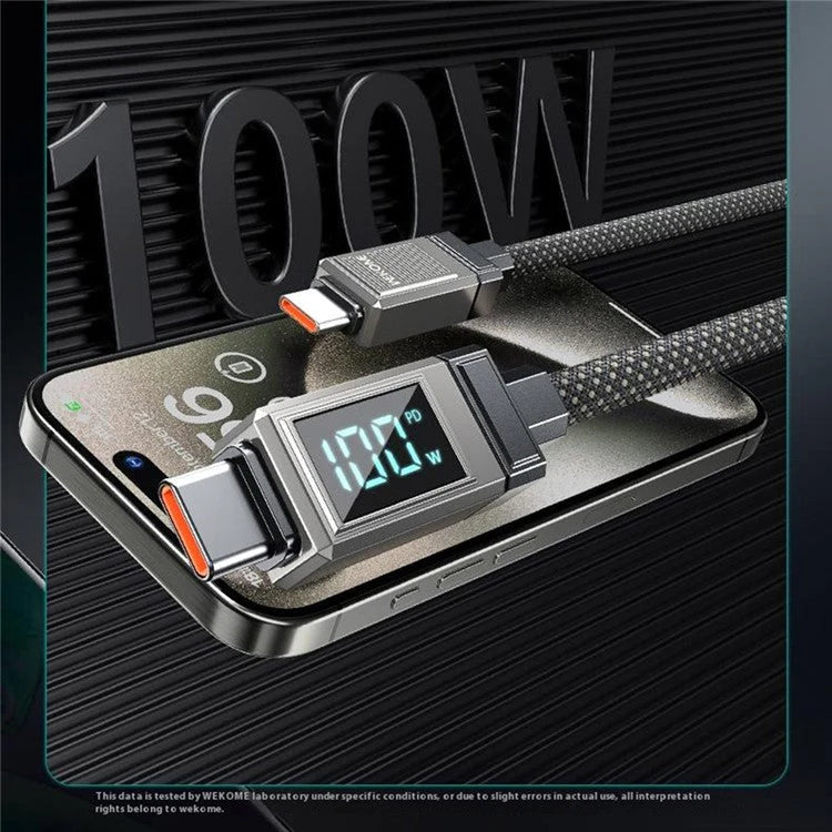 WEKOME Super Fast Charging & Data Cable 100W USB-C