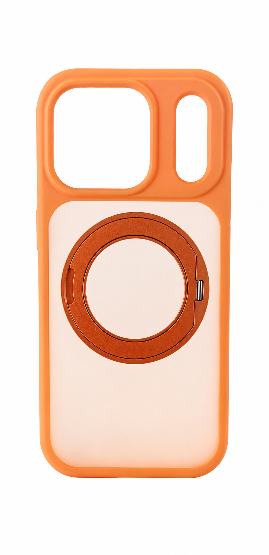 I Phone 17 Pro Mag Safe with Metal stand Holder mobile back cover