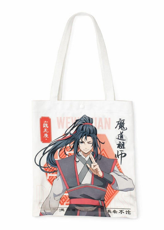 Wangji Anime Canvas Tote Bag