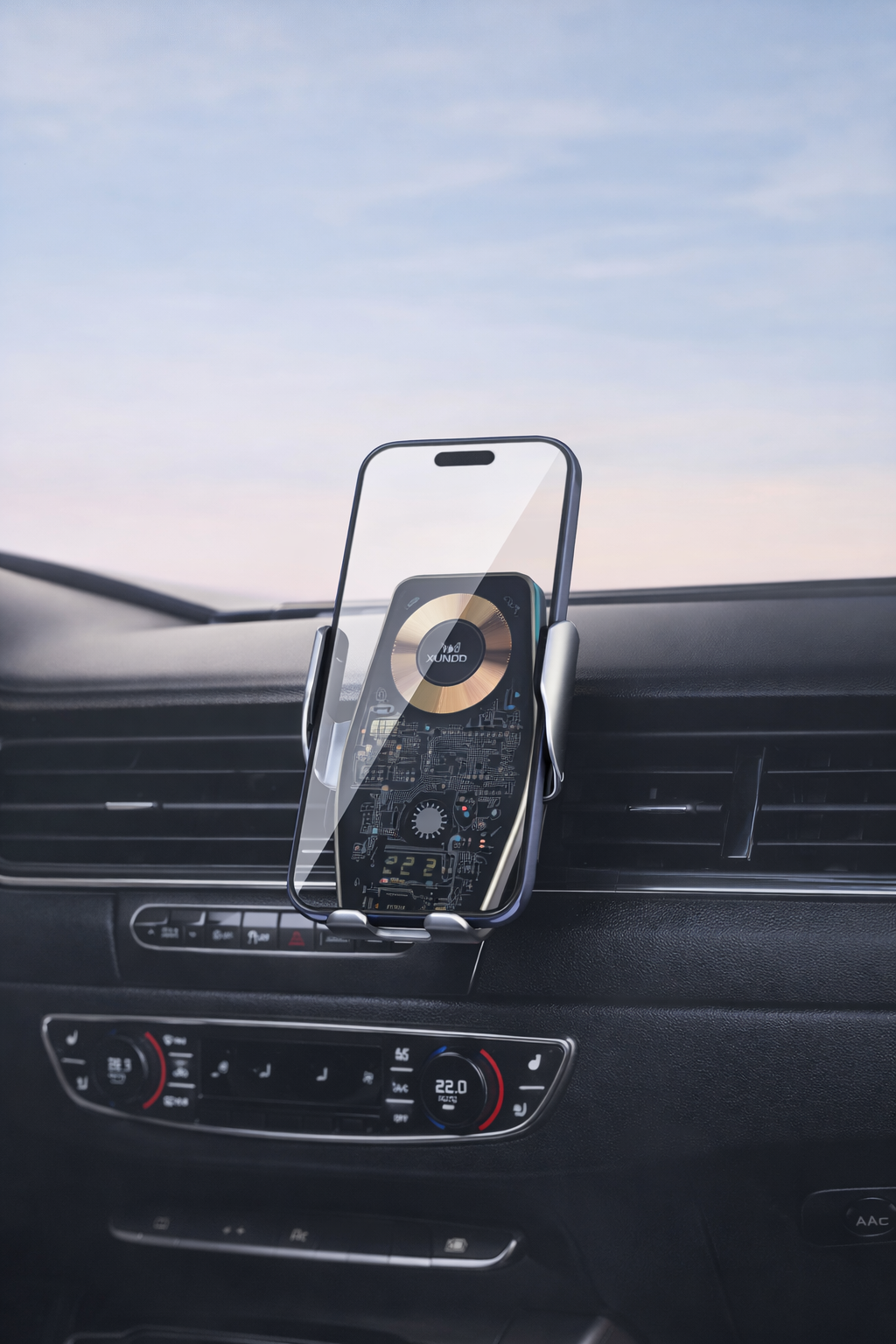 Wireless car fast charger 15W with light XDHO-039 car charger