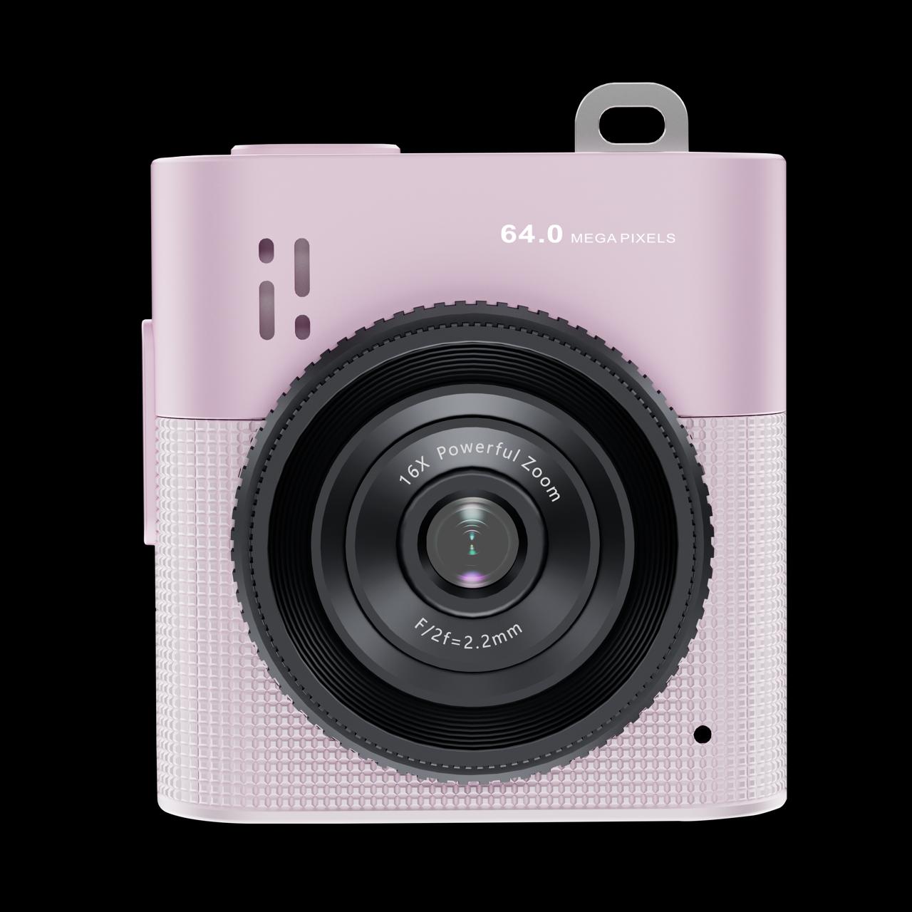 Mini Digital Camera - Portable HD Video 64MP Recorder