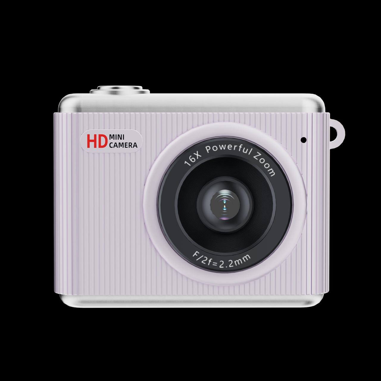 Mini Digital Camera with 16X Powerful Zoom - Portable HD vintage Style