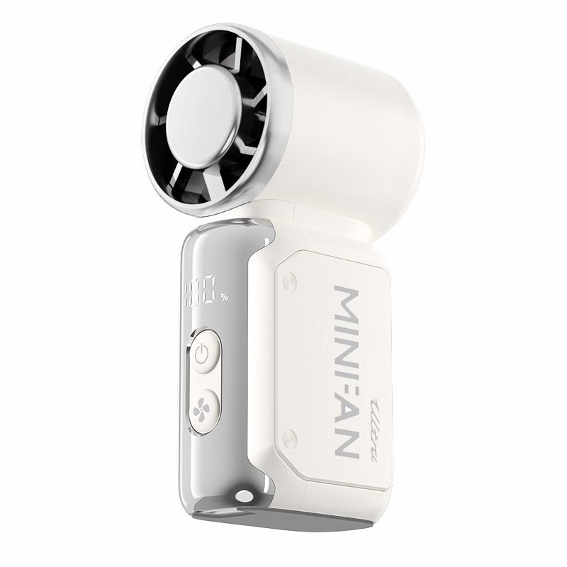 Mini Fan Portable Rechargeable with Digital Display