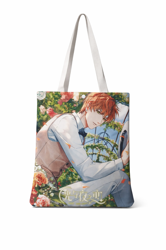 Anime Printed Canvas Tote