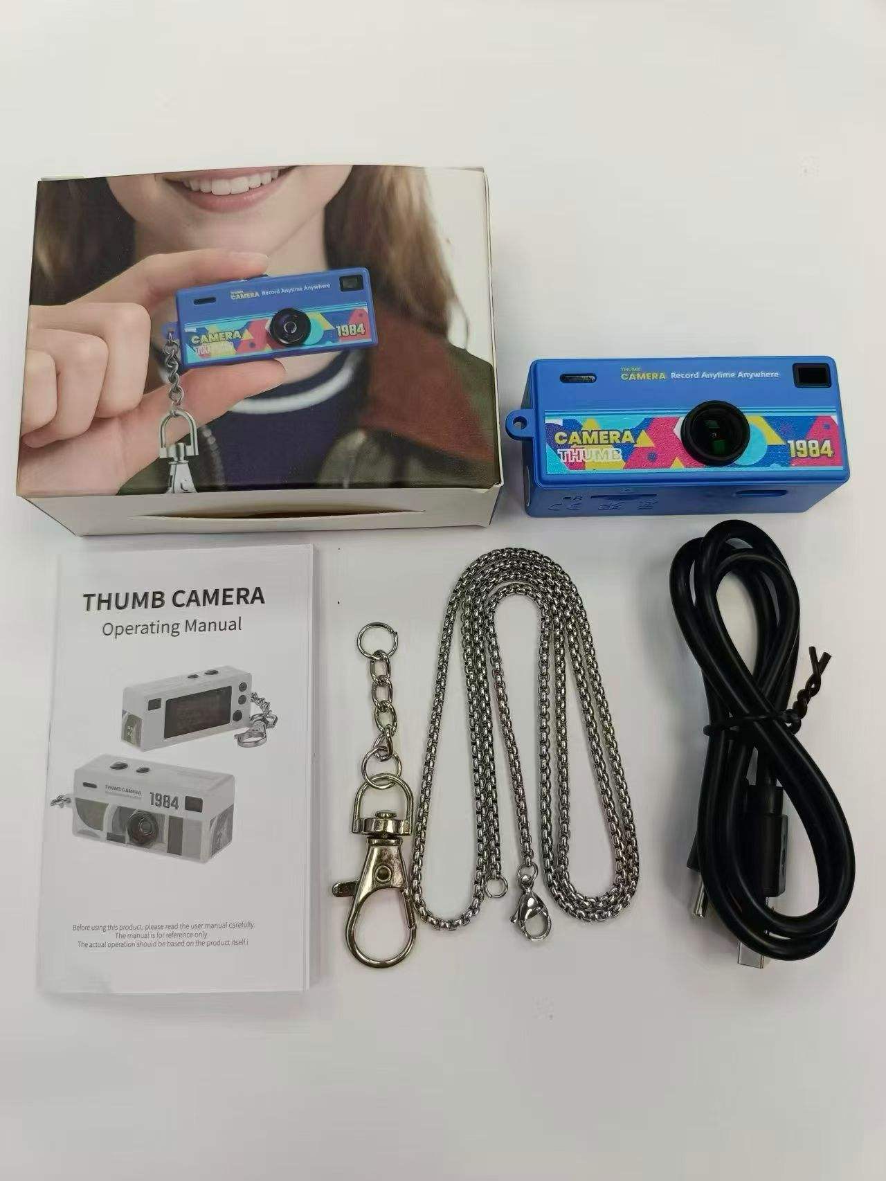 Mini Portable Digital Camera G6 Thumb Camera for Kids & Travel Recording