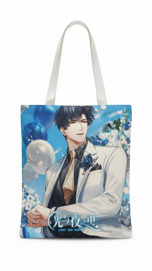Anime Printed Canvas Tote Bag