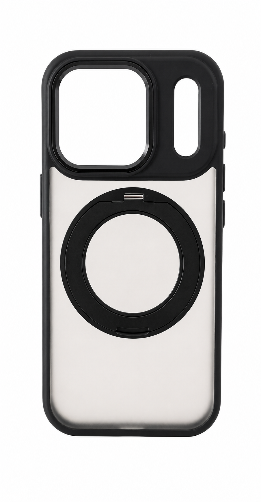 I Phone 17 Pro Mag Safe with Metal stand Holder mobile back cover