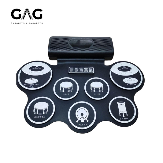 Electronic Drums Portable Rechargeable With Foot Pedals