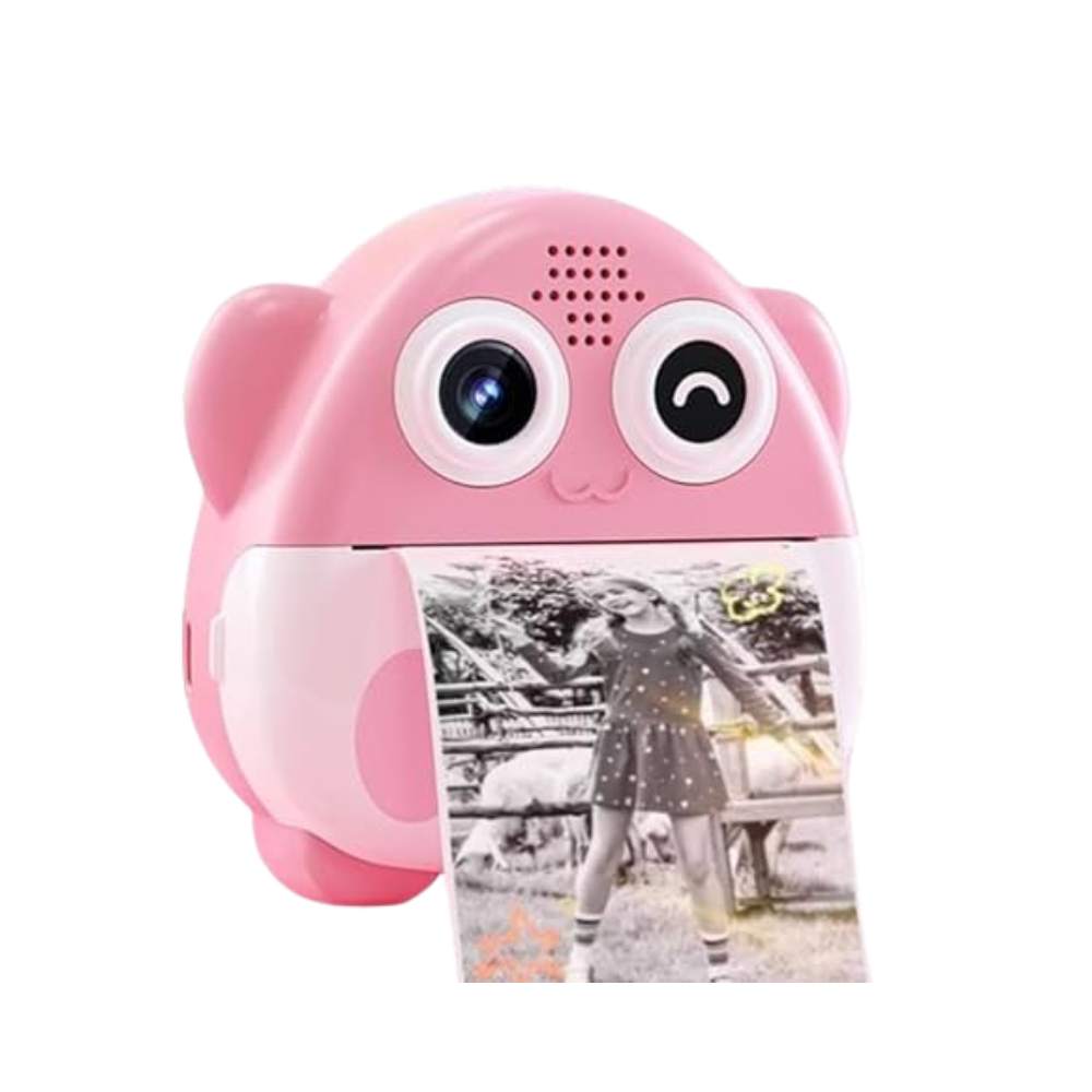 Mini Bluetooth Instant Print Camera Inkless Photo Printer for Kids