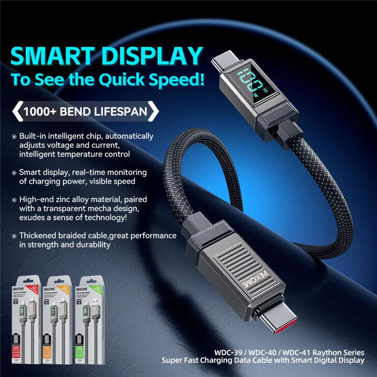WEKOME Super Fast Charging & Data Cable 100W USB-C